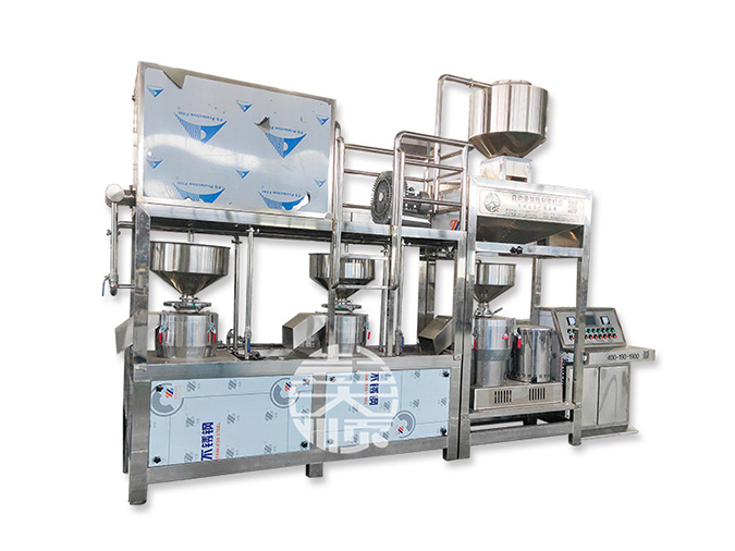 鄭州豆腐機自動化生產線，一人生產方便高效